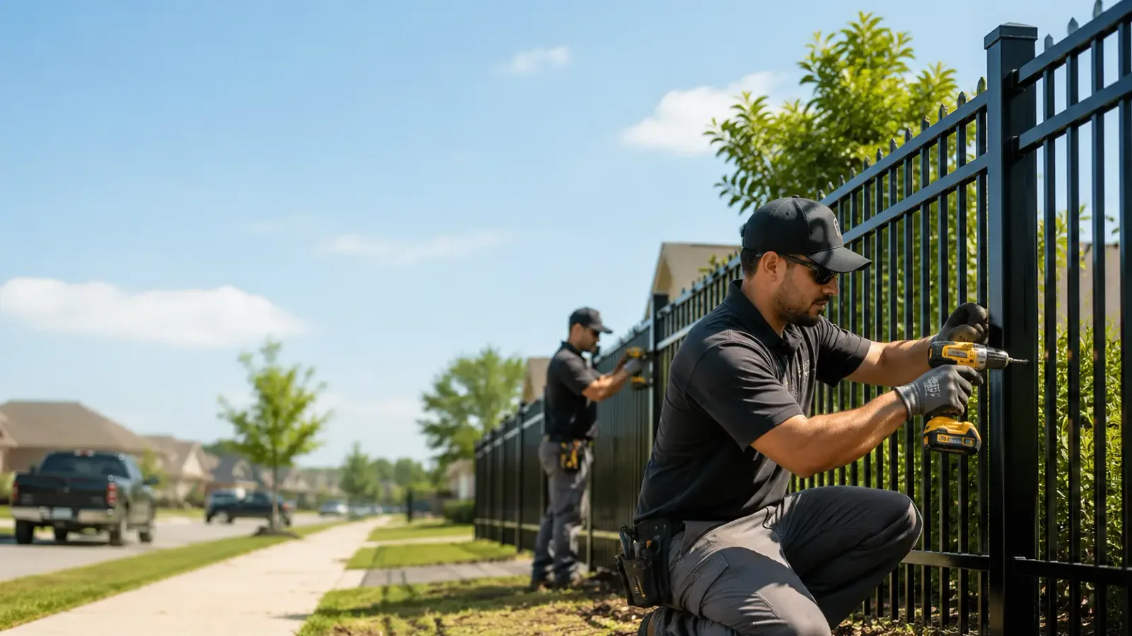 Metal Fence Installation in Brownsville, TX